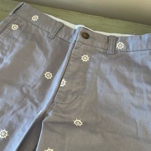 Mens j crew light blue nautical shorts